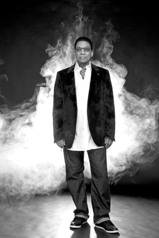 Purtret da Herbie Hancock. Purtret da Herbie Hancock.