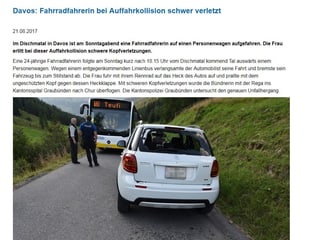 L'annunzia da polizia da l'accident L'annunzia da polizia da l'accident