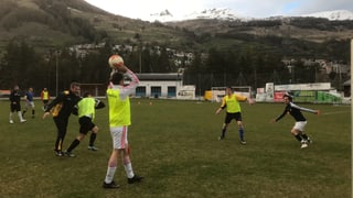 CB Scuol durant trenament