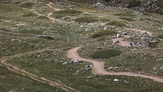 Uschia pudess la nova via per velos da muntogna vesair ora.