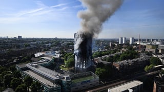 Il Grenfell Tower en il quartier da North Kensington a Londra.