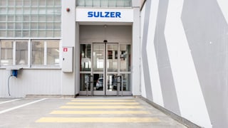In isch d'entrada da Sulzer.