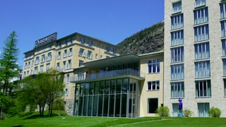 L'hotel Saratz a Puntraschigna.