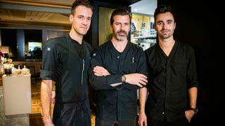 Marcel Skibba, Andreas Caminada e Silvio Germann