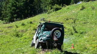 Vehichel donnegià dal tuttafatg en la spunda.