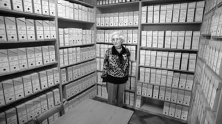 Marthe Gosteli, fotografà il 1991 en l'archiv.