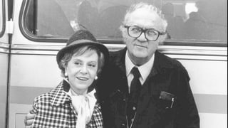 Federico Fellini e sia dunna Giulietta Masina. Federico Fellini e sia dunna Giulietta Masina.