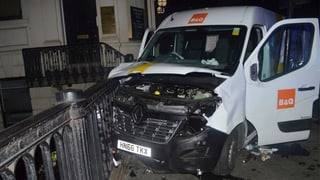 Il camiun ch'ils attentaders han piglià a fit per l'attatga.