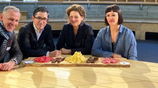 Da san: Gieri Spescha (marca Grischun), Joxe Mari Aizega, Hanni Rützler e Rebecca Clopath. Da san: Gieri Spescha (marca Grischun), Joxe Mari Aizega, Hanni Rützler e Rebecca Clopath.