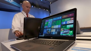 Um davant in computer.