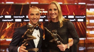Nino Schurter e Daniela Ryf ils sportists da l'onn 2018. Nino Schurter e Daniela Ryf ils sportists da l'onn 2018.