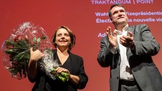Ada Marra e Christian Levrat. 
