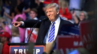 Il candidat uffizial dals republicans Donald Trump.