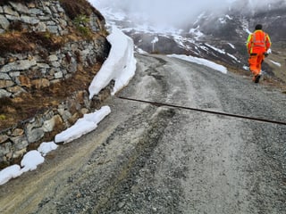 Ils donns vid la via fatgs tras l'aua datiers da l'Alp Glivers sur Sumvitg. 