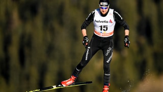 Maletg simbolic: Ueli Schnider durant ina cursa da cup mundial a Tavau.