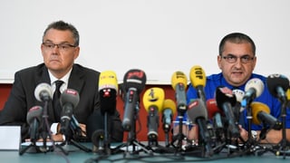 Purtret da Ravi Landolt e Peter Sticher. 