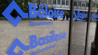 L'entrada da la sedia principala da la Baloise a Basilea.