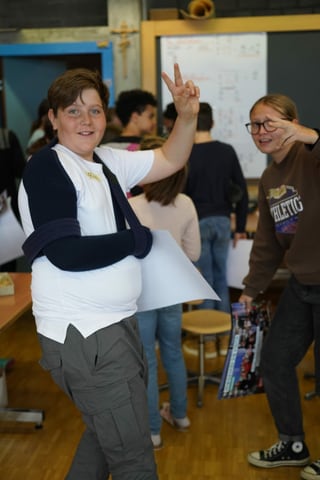Kinder im Schulzimmer