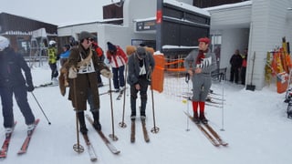 Curas da skis nostalgia a Segl