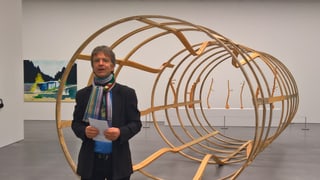 Il co-directur dal museum d'art dal Grischun Stephan Kunz.