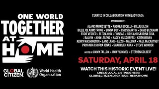 Il logo da "together at home"