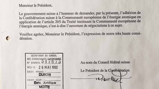 La dumonda formala da la Confederaziun. La dumonda formala da la Confederaziun.