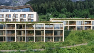 Visualisaziun da la residenza per seniors Plaids a Flem.
