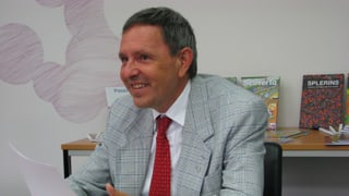 Martin Jäger, il minister d'educaziun dal chantun Grischun