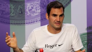 Purtret da Roger Federer. 