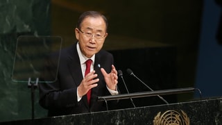 Il secretari general da l'ONU, Ban Ki Moon.