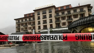Purtret dal Zermatterhof cun in band da segirezza davantvart. 