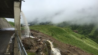 La gallaria tranter Platta e Curaglia en Val Medel. La gallaria tranter Platta e Curaglia en Val Medel.