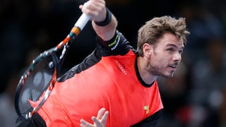 Stan Wawrinka durant la partida cunter Jan-Lennard Struff.