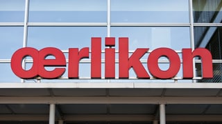 Il logo dad oerlikon sur in'entrada da l'interpresa.
