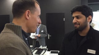 Rico Kramer, il schef da Esave ed il prinzi dals Emirats Arabs Unids Rashed Alsuwaidi.