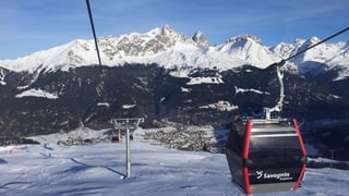La pendiculara da Tigignas - Somtgant da las Pendicularas Savognin.