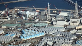 Areal dals reacturs tar l'ovra atomara da Fukushima.