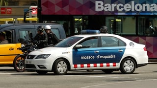 in auto da polizia da la Catalugna