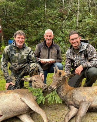 Michel, Mattias e Beat han fatg ina gronda preda