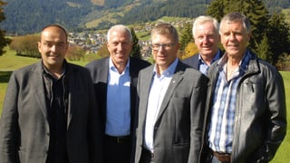Cussegl d'administraziun: Damian Sac, Pierin Vincenz, Marcel Friberg, Hansueli Baier e Richard Caduff