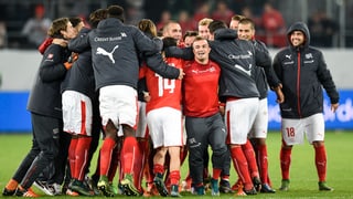 L'equipa naziunala svizra s'embratscha suenter ch'ella è sa qualifitgada per l'Euro 2016