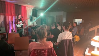 Fiona Cavegn vid dar concert.