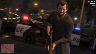 Gieus da computer ch'illustreschan violenza a moda explicita - qua in maletg da «Grant Theft Auto V».