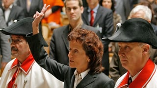 Eveline Widmer-Schlumpf vegn saramentada Eveline Widmer-Schlumpf vegn saramentada