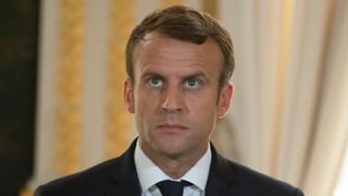Purtret dad Emmanuel Macron. 