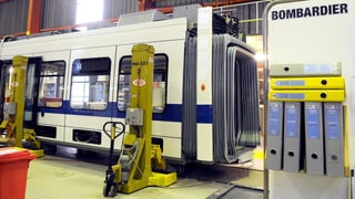 In tram en construcziun.