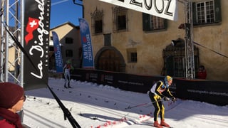 Andri Marugg en l'arrivada.