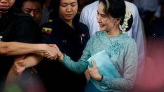 Aung San Suu Kyi.
