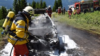 Il vehichel vegn stizzà d'in pumpier.