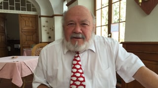 Sepp Waldegg, il hotelier dal Piz Mitgel a Savognin.